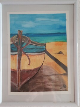 barque &eacute;chou&eacute;e