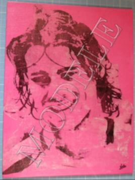 Rafael Nadal -Portrait-Stencil-Toile (canvas) style Pop art