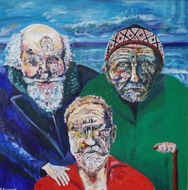 trois vieux hommes et la mer