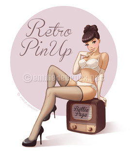 Bettie Page Pin Up