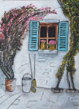 Maison fleurie provençale