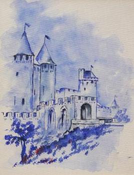 Carcassonne: sa cité bleue 1
