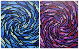 Spirales colorées série 3
