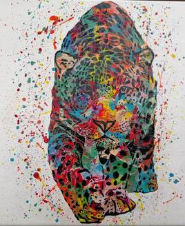 Tableau Savana la Panth&egrave;re