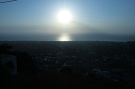 Coucher de soleil à Santorin