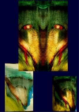 reste de jus - aquarelle + numérique