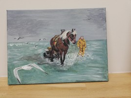 P&ecirc;che aux crevettes &agrave; cheval &agrave; oostduinkerke 2