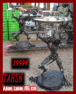 Table haute pour snack bar ou simple d&eacute;co.