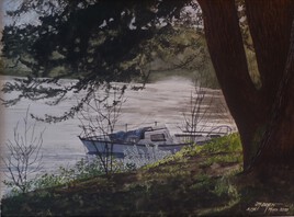 CONTRE JOUR SUR LA VILAINE