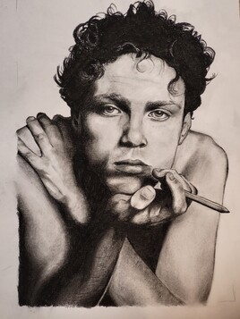 Jeune homme au crayon