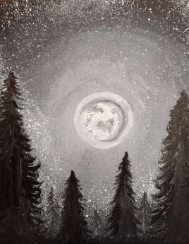 Nuit &eacute;toil&eacute;e en for&ecirc;t