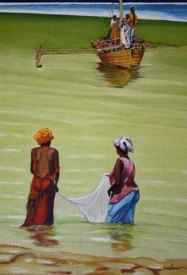 retour d'un boutre à Madagascar