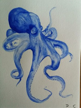 etude &agrave; l'aquarelle