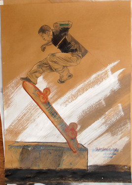 GOLETTO : Etude pour Sculpture SKATE