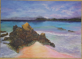 Crique corse et son rocher