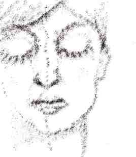 Autoportrait - encre de chine