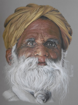 vieil homme hindou