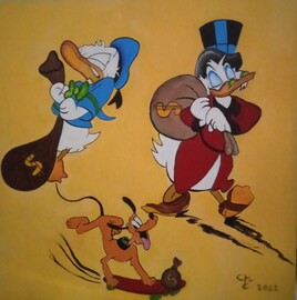 L'air satisfait d'Oncle Picsou