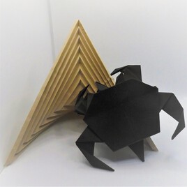 crabe en origami