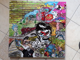 Tableau sur toile street ART