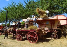 Fête des battages à l'ancienne