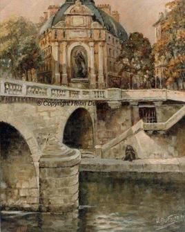 Pont Saint Michel &agrave; Paris