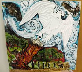 L'Aigle royal brave le feu du fort