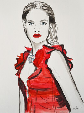 Portrait du top model Natalia Vodianova