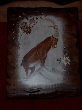 BOUQUETIN SUR SON ROCHER