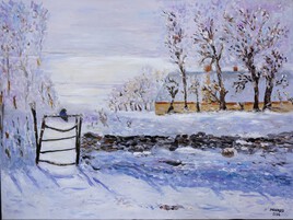 La pie (d'après Claude Monet)