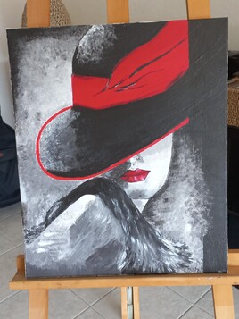 Femme au chapeau 1