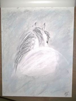 Pastels secs "Cheval"