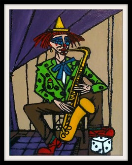 Clown Saxophoniste