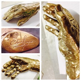 Charles Dumont empreinte bronze