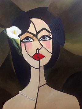 Green Goddess - 55x46 cm