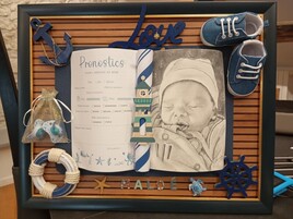 Tableau naissance personnalis&eacute;