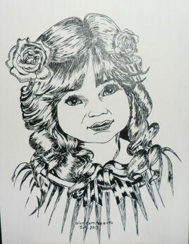 Portrait d&rsquo;une jeune fille     sam 3245