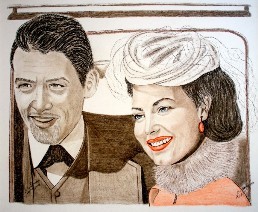 Gregory Peck & Elisabeth Taylor