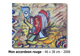 Mon accordeon rouge