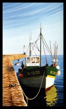 le Bleiz-Mor amarré au quay de Binic