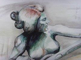 Na&iuml;ade d&rsquo;un pont de Paris