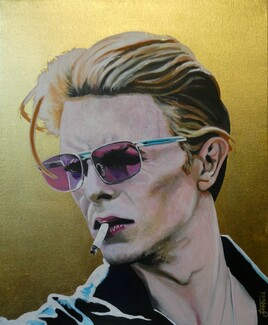 David Bowie     acrylique