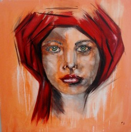 portrait femme au turban