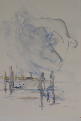 Le duc d ' Albes et deux filles