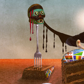 Cannibalisme de fin de civilisation Le dernier festin d&eacute;vore son destin D&eacute;tail 2