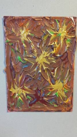 "Poussières d'étoiles" - Acrylique - Année 2016