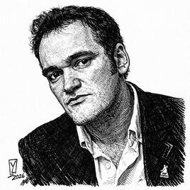 Quentin Tarantino portrait Quentin Tarantino portrait