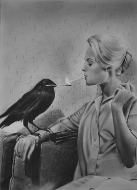 Tippi Hedren (dessin non termin&eacute;)