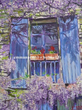 LA FENETR E  DES  LAVANDES