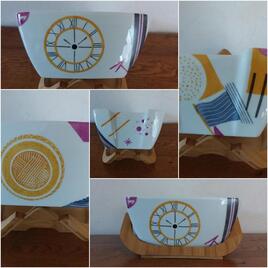 Colette Fabre   SALADIER AVEC SUPPORT